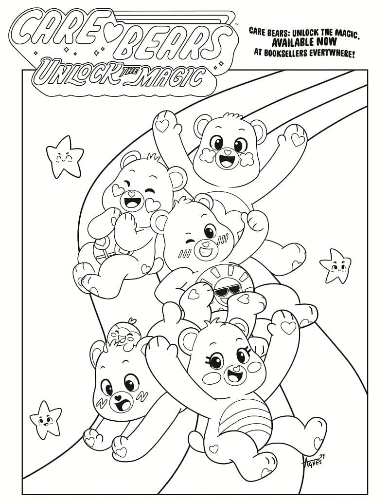 Page de coloriage Bisounours / Calinours #185366, collection Dessins animés et séries animées, à imprimer et colorier