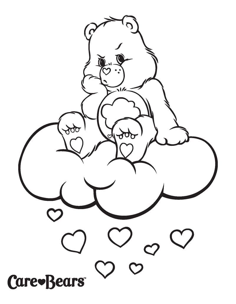 Coloriage gratuit Bisounours / Calinours #185379 de la collection Dessins animés et séries animées à imprimer