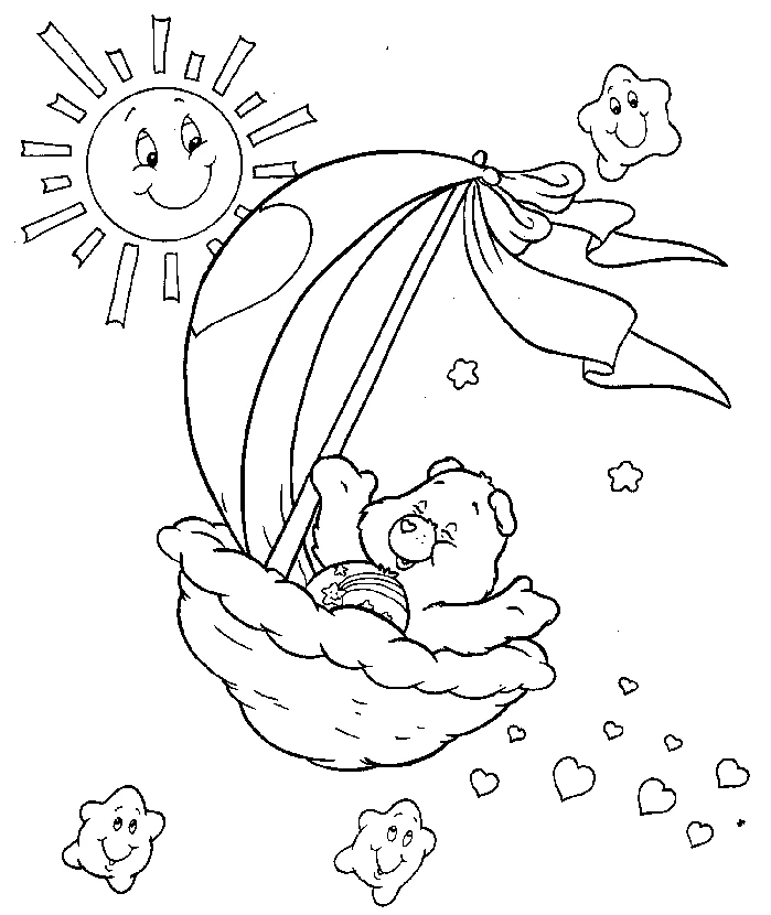 Dessin Bisounours / Calinours #37168 à colorier de la série Dessins animés et séries animées, gratuit à télécharger et imprimer
