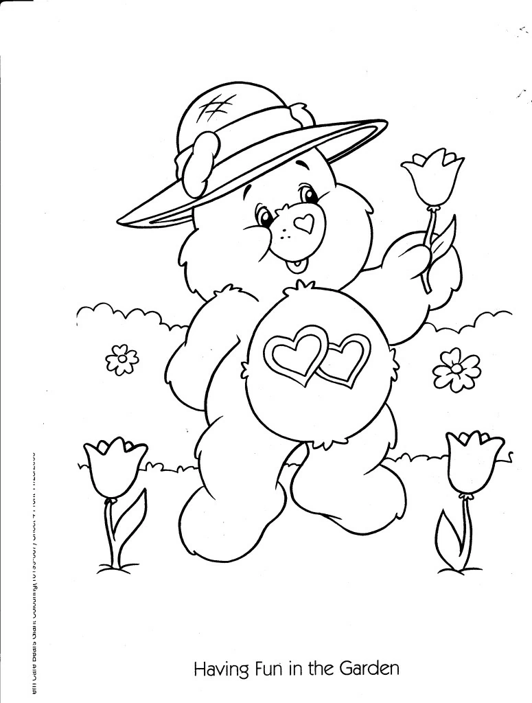 Dessin Bisounours / Calinours #37412 à colorier de la série Dessins animés et séries animées, gratuit à télécharger et imprimer