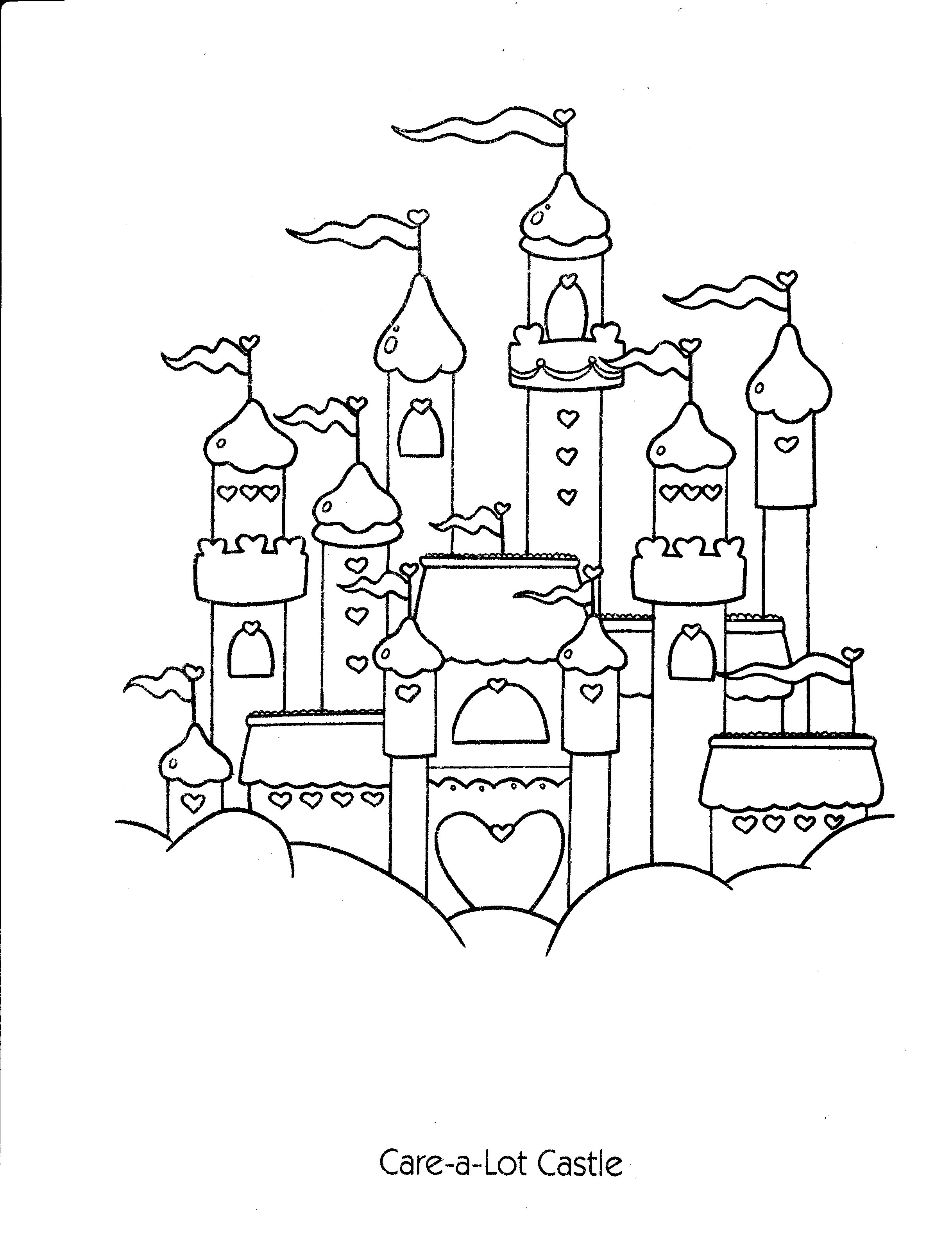 Dessin à colorier Bisounours / Calinours #37458 issu de la collection Dessins animés et séries animées, prêt à imprimer