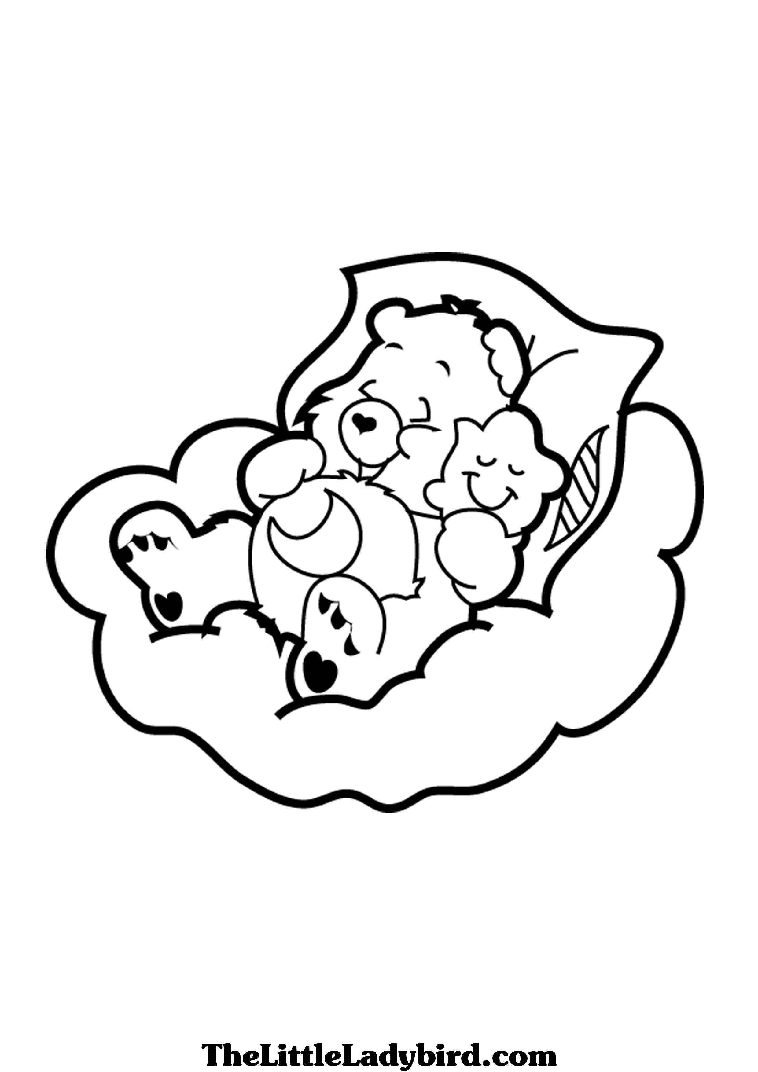 Coloriage gratuit Bisounours / Calinours #37507 de la collection Dessins animés et séries animées à imprimer