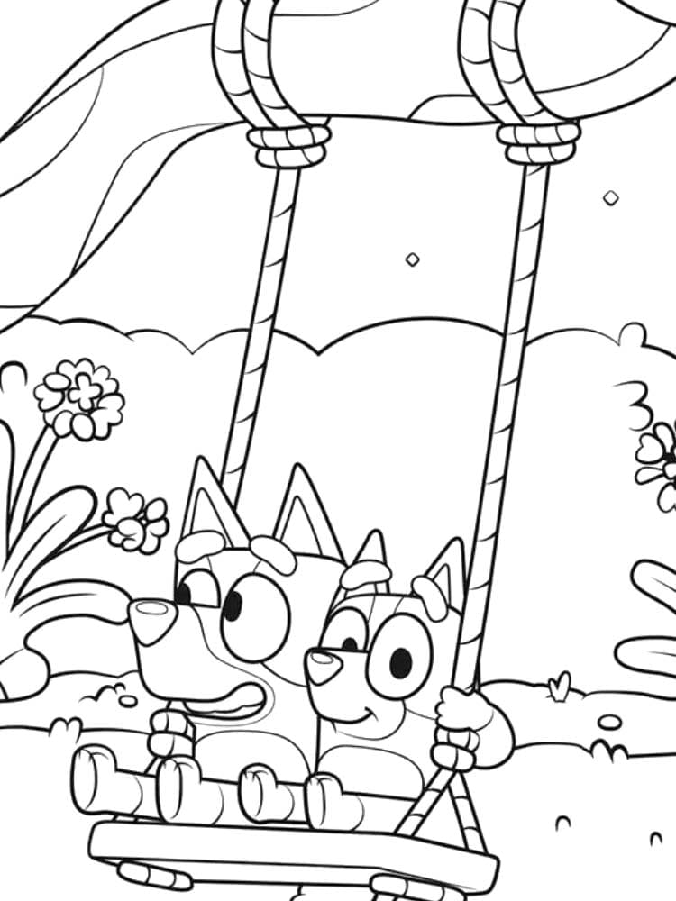 Dessin à colorier Bluey #219510 issu de la collection Dessins animés et séries animées, prêt à imprimer Dessin à colorier Bluey #219510 issu de la collection Dessins animés et séries animées, prêt à imprimer