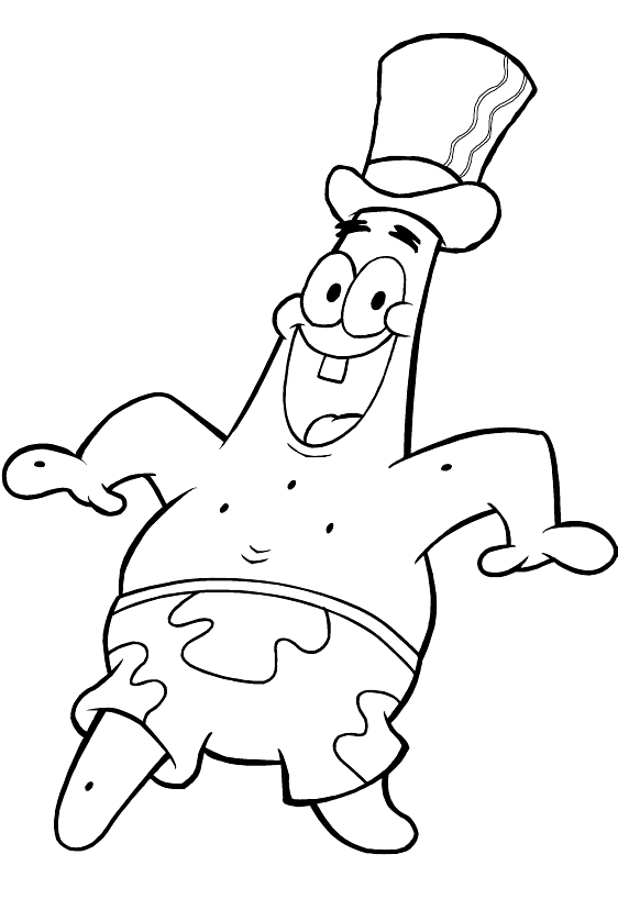 Dessin Bob l'Éponge #33545 à colorier de la série Dessins animés et séries animées, gratuit à télécharger et imprimer