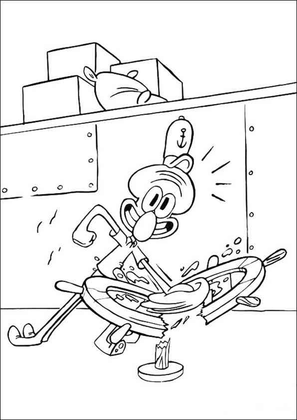 Coloriage Bob l'Éponge #33558 à imprimer gratuitement, extrait de la collection Dessins animés et séries animées