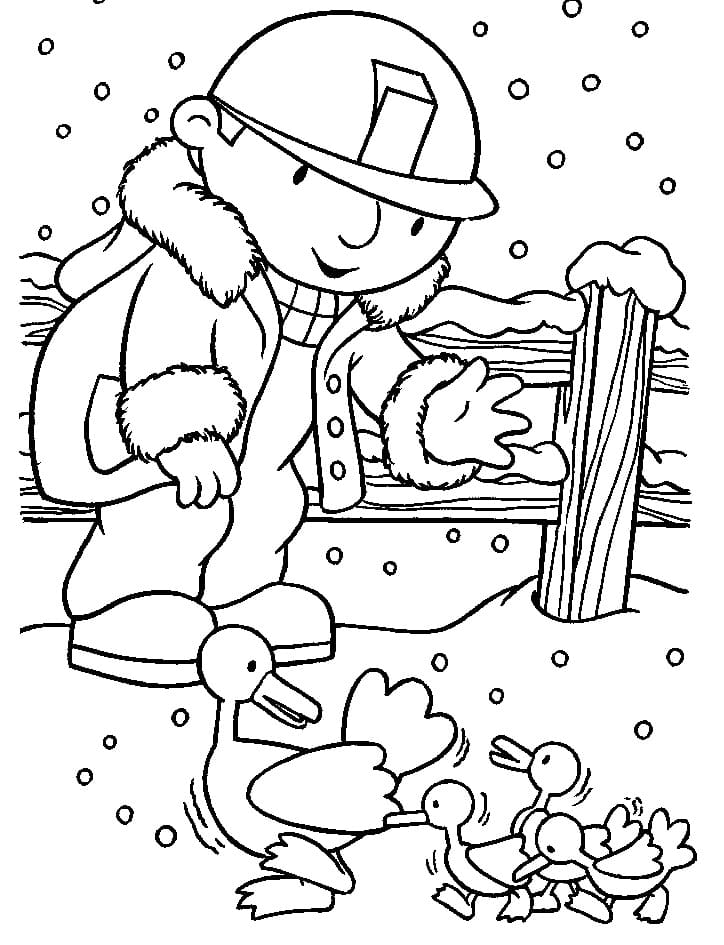 Coloriage gratuit Bob le Bricoleur #197197 de la collection Dessins animés et séries animées à imprimer
