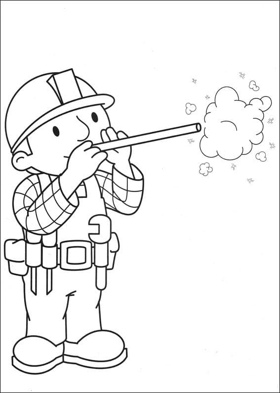 Coloriage gratuit pour enfants et adultes Bob le Bricoleur #197239, collection Dessins animés et séries animées