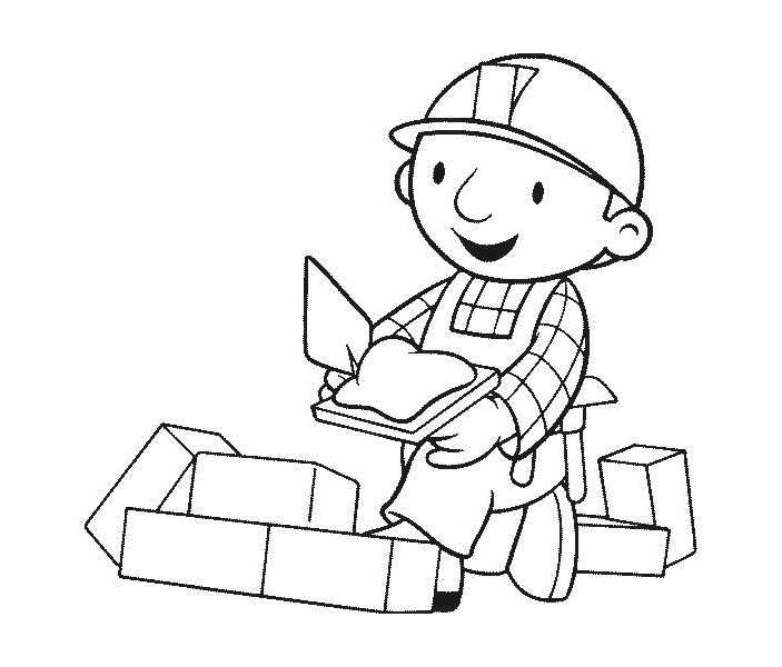 Coloriage gratuit pour enfants et adultes Bob le Bricoleur #33084, collection Dessins animés et séries animées