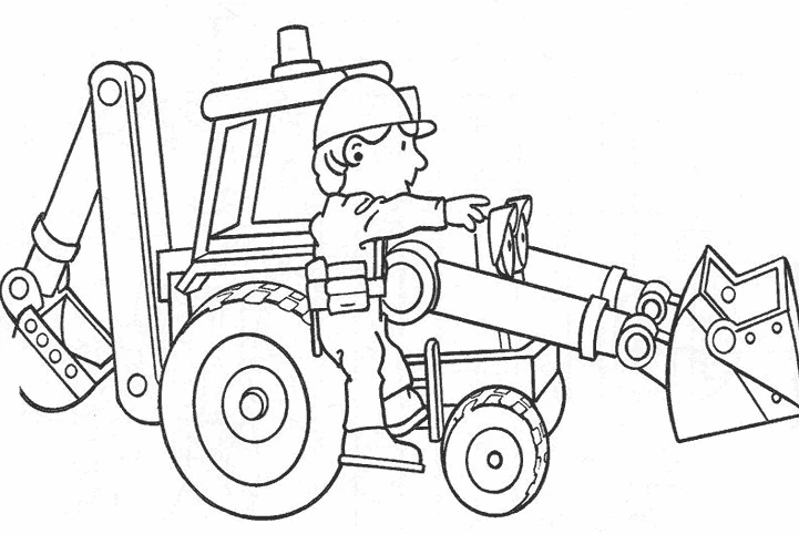 Page de coloriage Bob le Bricoleur #33122, collection Dessins animés et séries animées, à imprimer et colorier