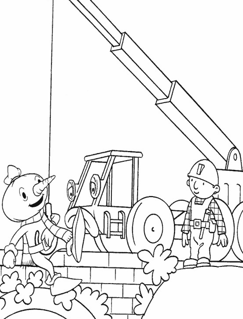 Joli coloriage Bob le Bricoleur #33160 de la collection Dessins animés et séries animées, prêt à imprimer pour petits et grands