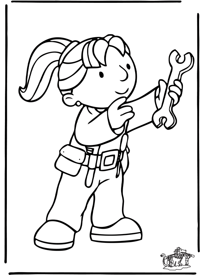 Coloriage gratuit pour enfants et adultes Bob le Bricoleur #33211, collection Dessins animés et séries animées Coloriage gratuit pour enfants et adultes Bob le Bricoleur #33211, collection Dessins animés et séries animées