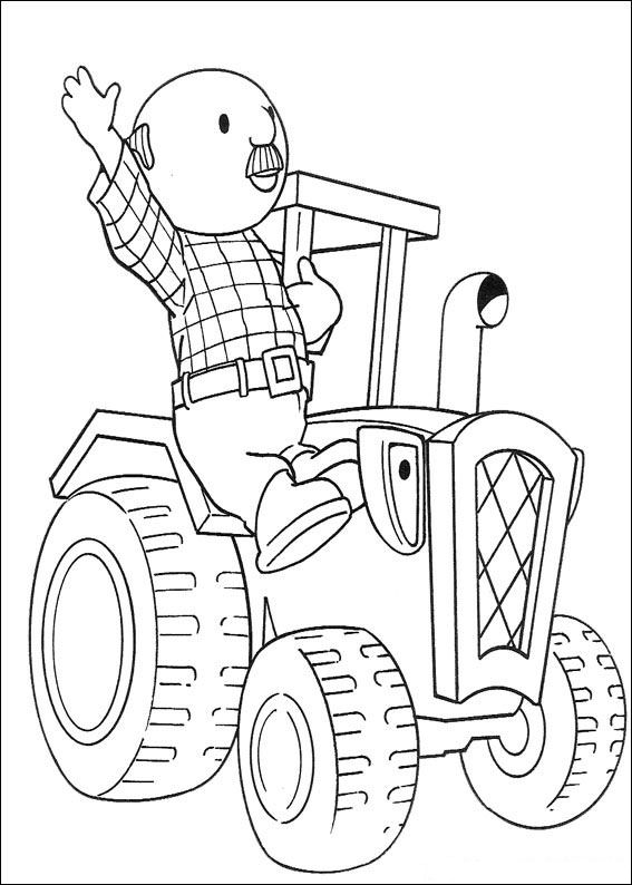 Coloriage imprimable Bob le Bricoleur #33249 de la collection Dessins animés et séries animées à colorier aux crayons