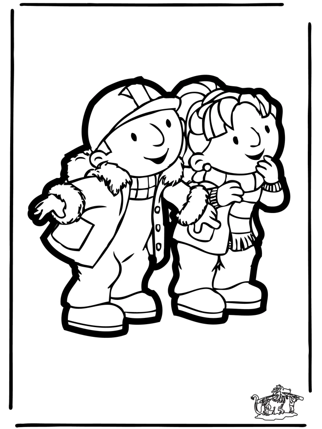 Joli coloriage Bob le Bricoleur #33317 de la collection Dessins animés et séries animées, prêt à imprimer pour petits et grands