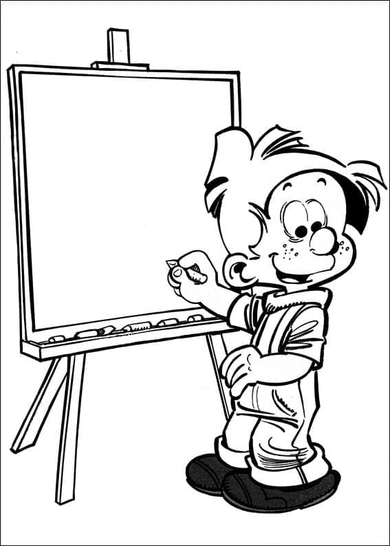 Coloriage gratuit Boule et Bill #183504 de la collection Dessins animés et séries animées à imprimer