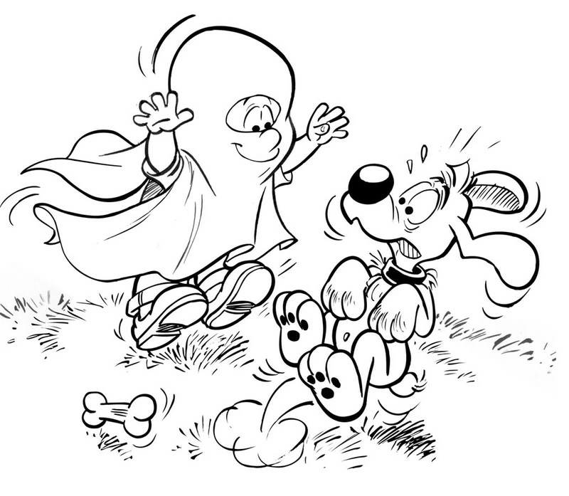 Coloriage Boule et Bill #25462 à imprimer gratuitement, extrait de la collection Dessins animés et séries animées