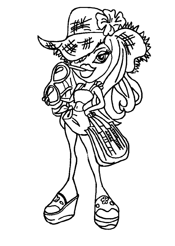 Coloriage gratuit Bratz #32373 de la collection Dessins animés et séries animées à imprimer