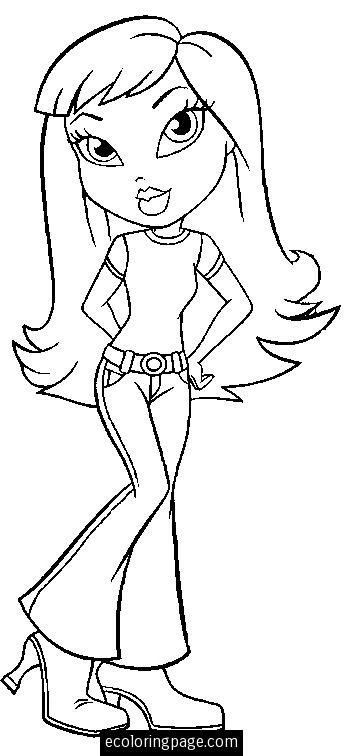 Coloriage à imprimer Bratz #32620 de la série Dessins animés et séries animées, gratuit pour enfants et adultes Coloriage à imprimer Bratz #32620 de la série Dessins animés et séries animées, gratuit pour enfants et adultes