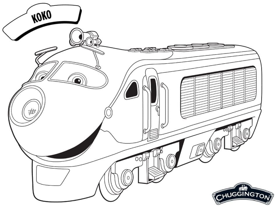 Coloriage gratuit pour enfants et adultes Chuggington #206839, collection Dessins animés et séries animées