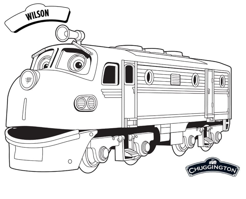 Joli coloriage Chuggington #206850 de la collection Dessins animés et séries animées, prêt à imprimer pour petits et grands