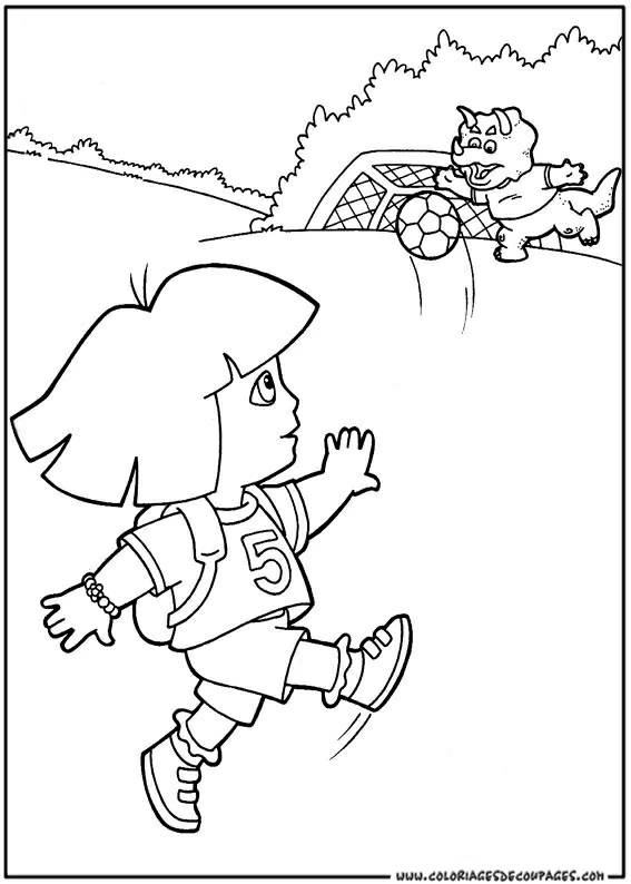 Coloriage à imprimer Dora l'Exploratrice #29879 de la série Dessins animés et séries animées, gratuit pour enfants et adultes