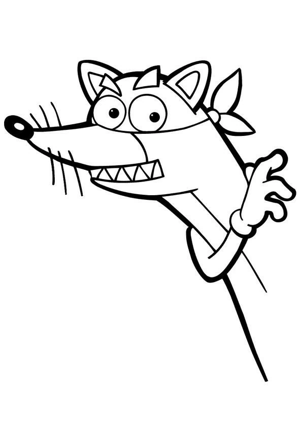 Page de coloriage Dora l'Exploratrice #30010, collection Dessins animés et séries animées, à imprimer et colorier