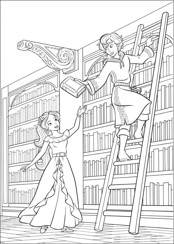 Page de coloriage Elena d’Avalor #187267, collection Dessins animés et séries animées, à imprimer et colorier