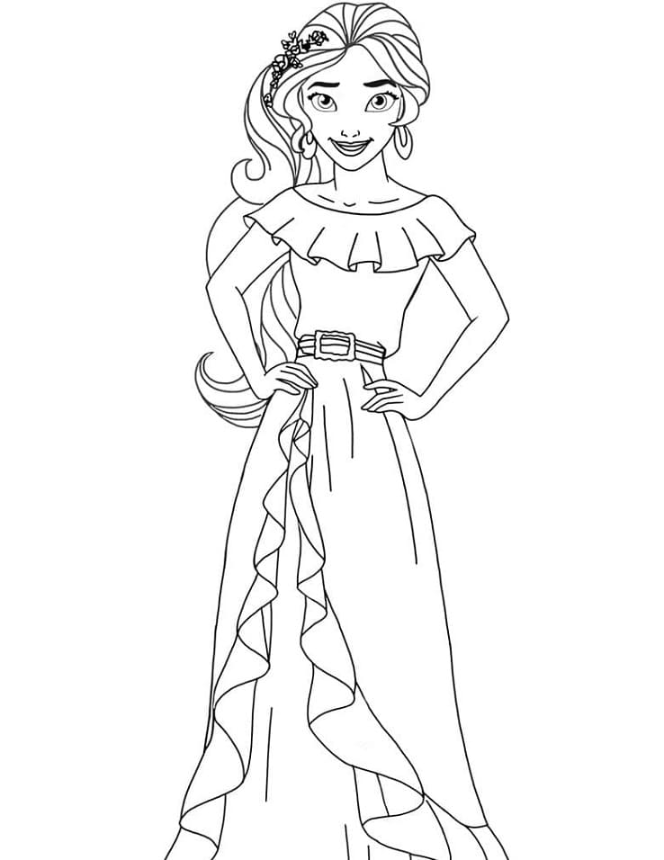 Coloriage Elena d’Avalor #187275 à imprimer gratuitement, extrait de la collection Dessins animés et séries animées Coloriage Elena d’Avalor #187275 à imprimer gratuitement, extrait de la collection Dessins animés et séries animées