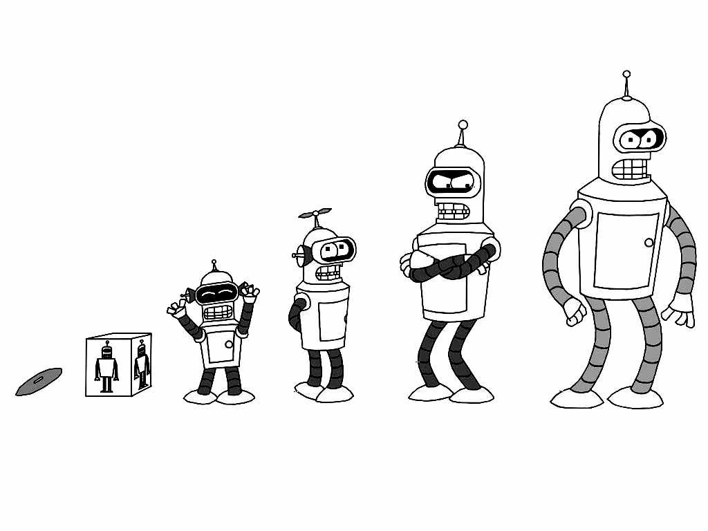 Coloriage gratuit Futurama #48370 de la collection Dessins animés et séries animées à imprimer