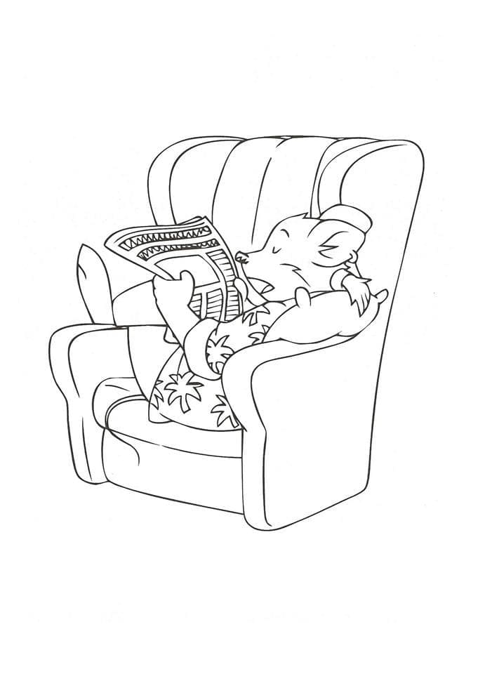 Page de coloriage Geronimo Stilton #212967, collection Dessins animés et séries animées, à imprimer et colorier Page de coloriage Geronimo Stilton #212967, collection Dessins animés et séries animées, à imprimer et colorier