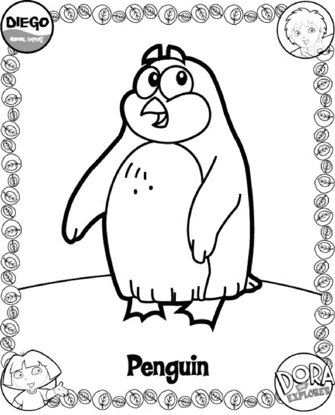 Joli coloriage Go Diego! #48518 de la collection Dessins animés et séries animées, prêt à imprimer pour petits et grands