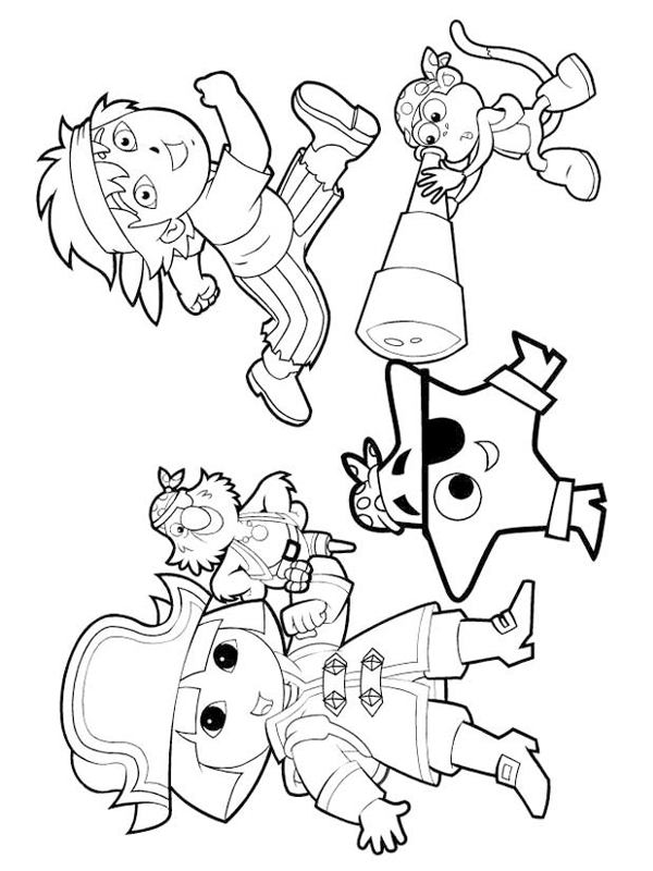 Coloriage Go Diego! #48612 à imprimer gratuitement, extrait de la collection Dessins animés et séries animées