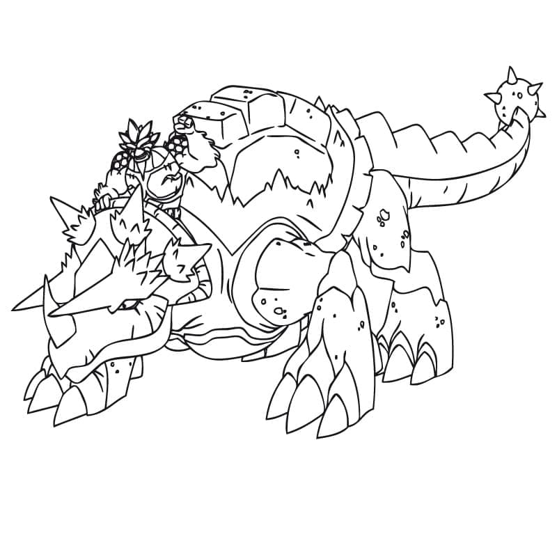 Coloriage gratuit Gormiti #210450 de la collection Dessins animés et séries animées à imprimer