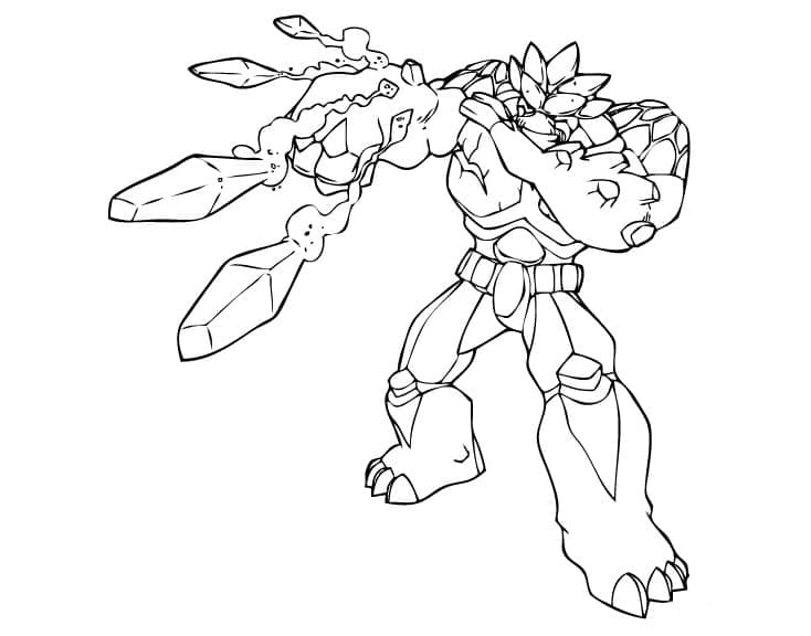 Coloriage gratuit Gormiti #210456 de la collection Dessins animés et séries animées à imprimer