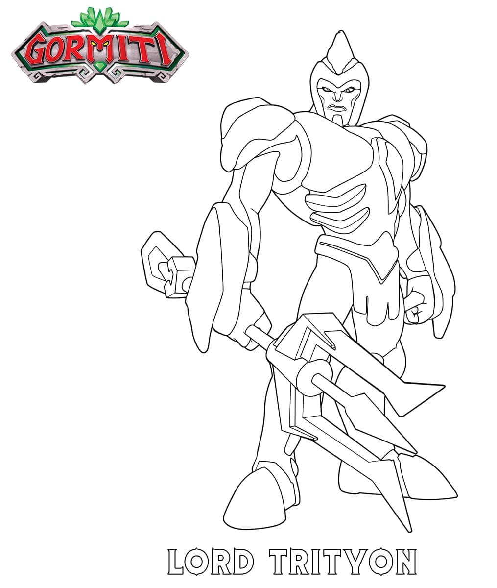 Coloriage gratuit Gormiti #210470 de la collection Dessins animés et séries animées à imprimer