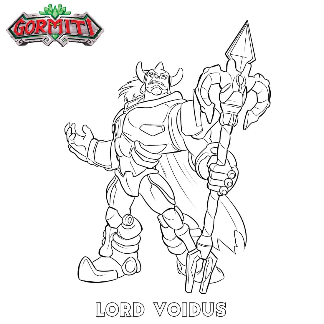 Coloriage gratuit Gormiti #210473 de la collection Dessins animés et séries animées à imprimer