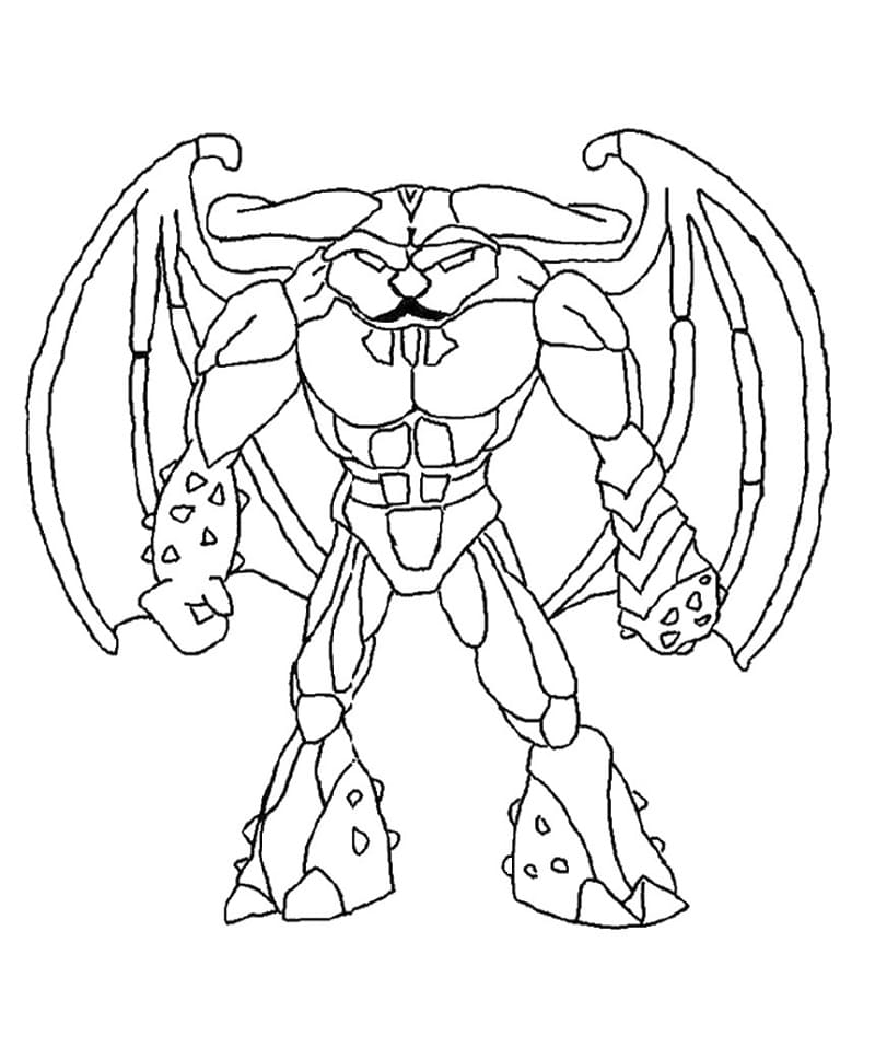 Coloriage gratuit Gormiti #210493 de la collection Dessins animés et séries animées à imprimer