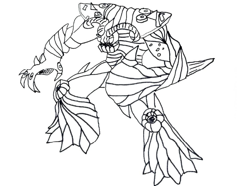 Coloriage gratuit Gormiti #210494 de la collection Dessins animés et séries animées à imprimer