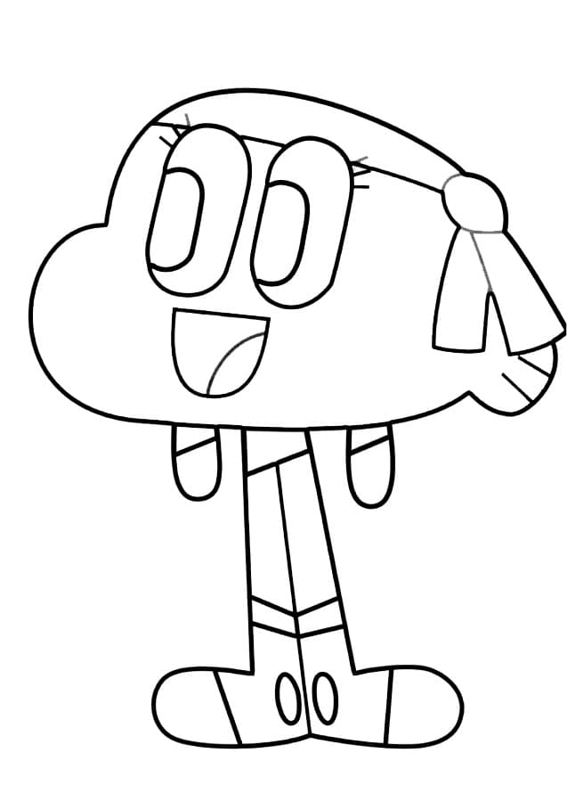 Dessin à colorier: Gumball (Dessins animés et séries animées) #188504 - Coloriages à Imprimer Gratuits