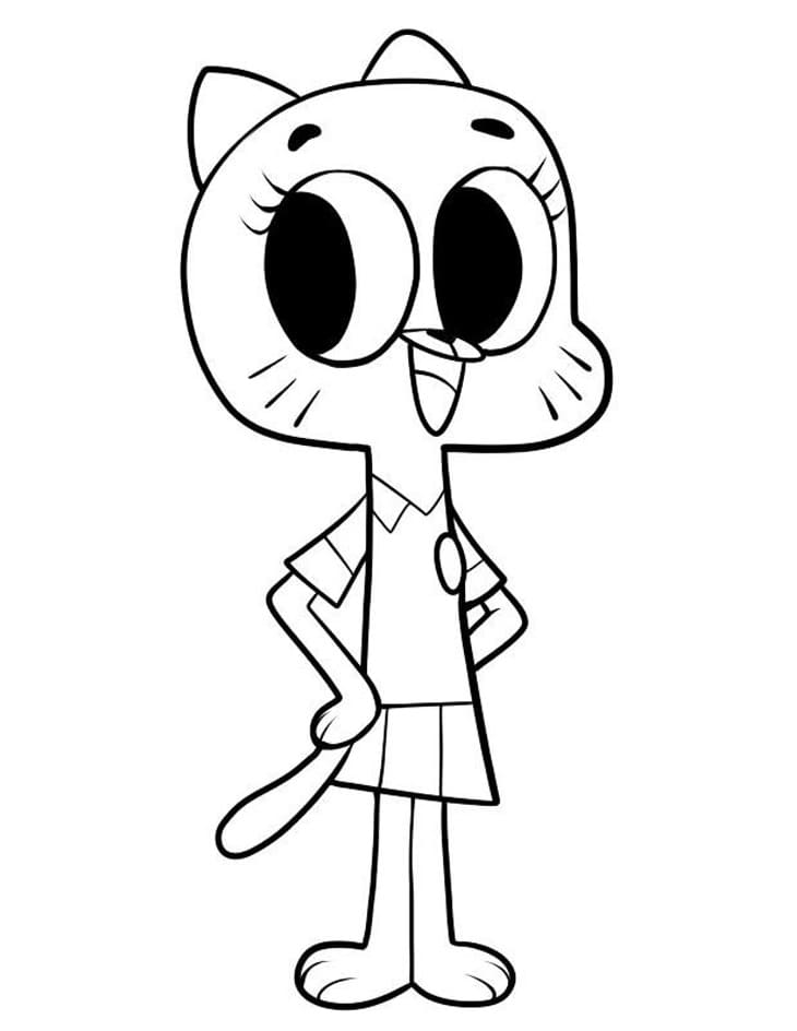 Dessin à colorier: Gumball (Dessins animés et séries animées) #188523 - Coloriages à Imprimer Gratuits