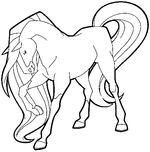 Coloriage gratuit Horseland #53796 de la collection Dessins animés et séries animées à imprimer