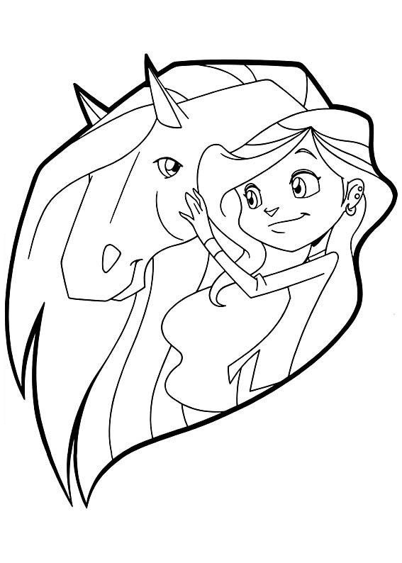 Coloriage Horseland #53803 à imprimer gratuitement, extrait de la collection Dessins animés et séries animées