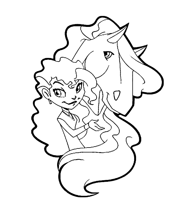 Coloriage gratuit Horseland #53825 de la collection Dessins animés et séries animées à imprimer
