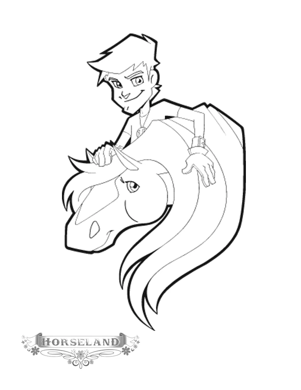 Coloriage gratuit Horseland #53832 de la collection Dessins animés et séries animées à imprimer