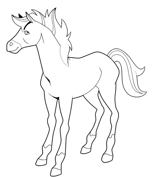 Coloriage gratuit Horseland #53855 de la collection Dessins animés et séries animées à imprimer