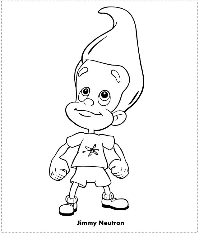Dessin à colorier: Jimmy Neutron (Dessins animés et séries animées) #48888 - Coloriages à Imprimer Gratuits