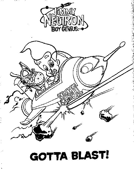 Dessin à colorier: Jimmy Neutron (Dessins animés et séries animées) #48900 - Coloriages à Imprimer Gratuits