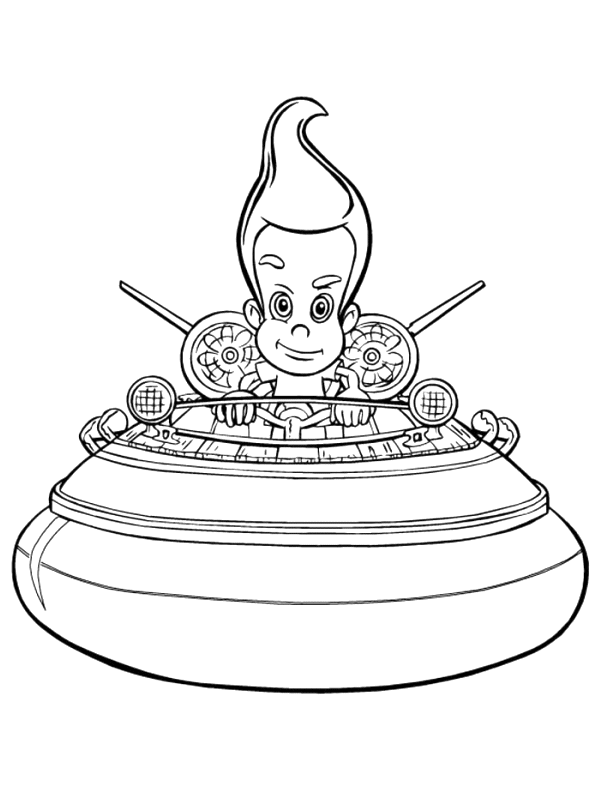 Dessin à colorier: Jimmy Neutron (Dessins animés et séries animées) #48913 - Coloriages à Imprimer Gratuits