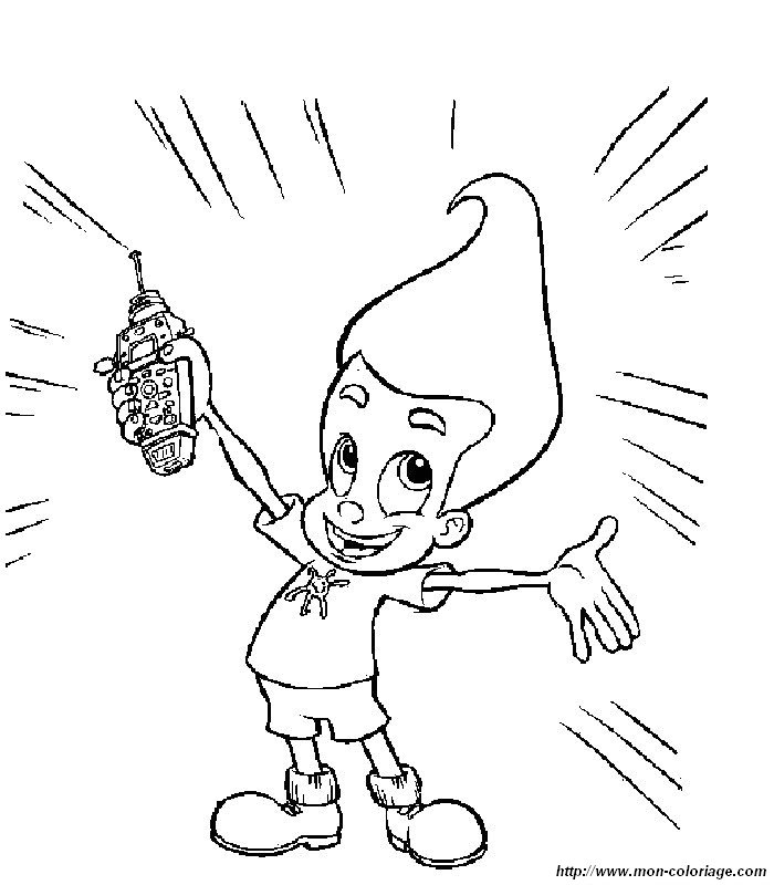 Dessin à colorier: Jimmy Neutron (Dessins animés et séries animées) #48977 - Coloriages à Imprimer Gratuits