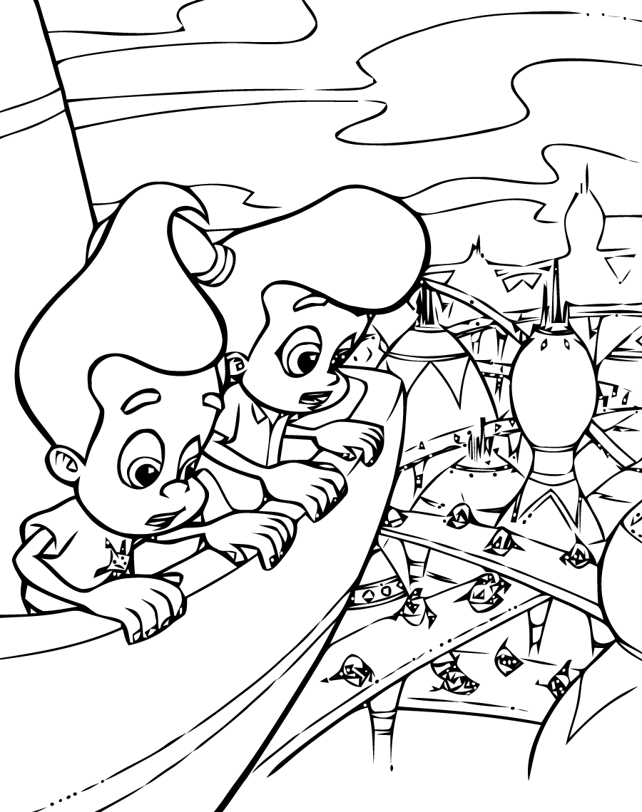 Dessin à colorier: Jimmy Neutron (Dessins animés et séries animées) #48980 - Coloriages à Imprimer Gratuits