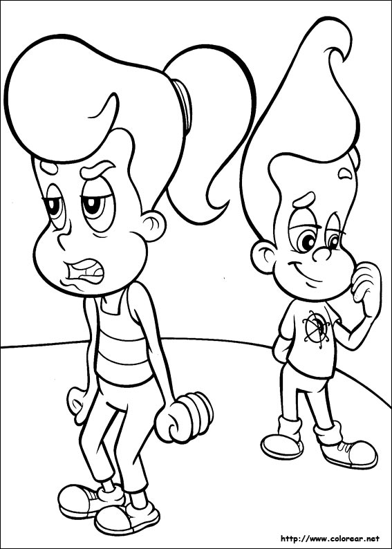 Dessin à colorier: Jimmy Neutron (Dessins animés et séries animées) #49044 - Coloriages à Imprimer Gratuits